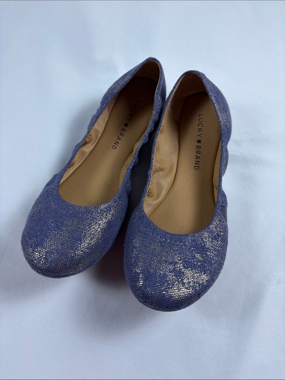 Lucky Brand Women's Shimmer Ballet Flats - Lavender
